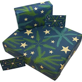 Recycled eco-friendly gift wrap