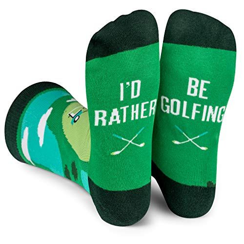 Lavley I'd Rather Be Golfing Novelty Socks 
