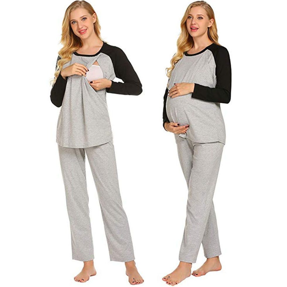 Ekouaer Nursing Pajamas