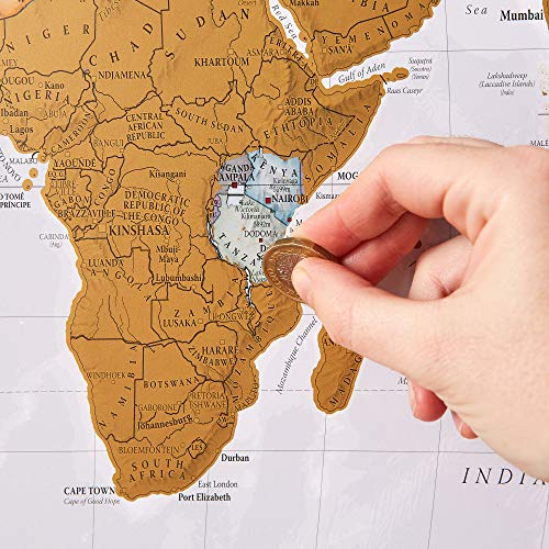 Scratch The World Travel Map 