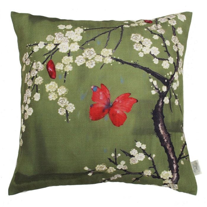 Blossom Cushion Basil