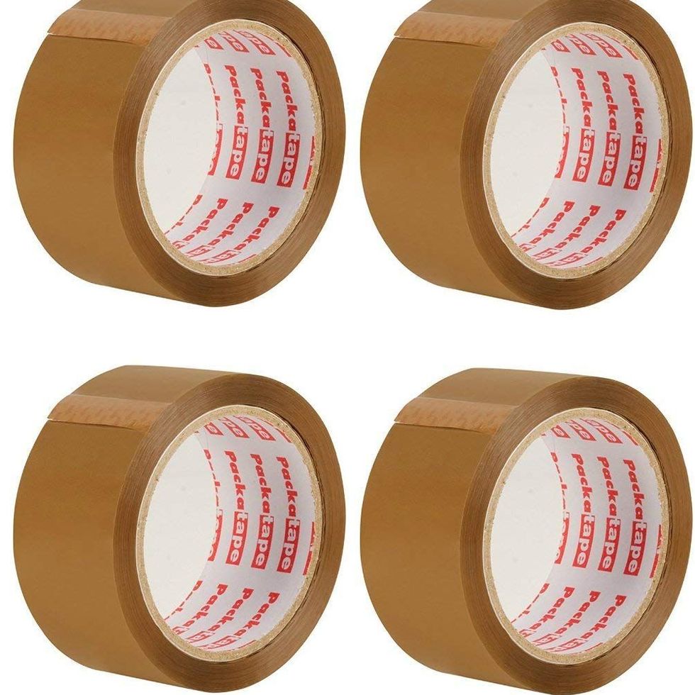 Brown Packaging Tape, 6 Rolls Per Pack