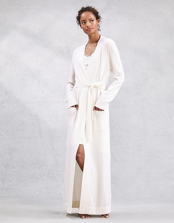 Cashmere Long Robe, £298