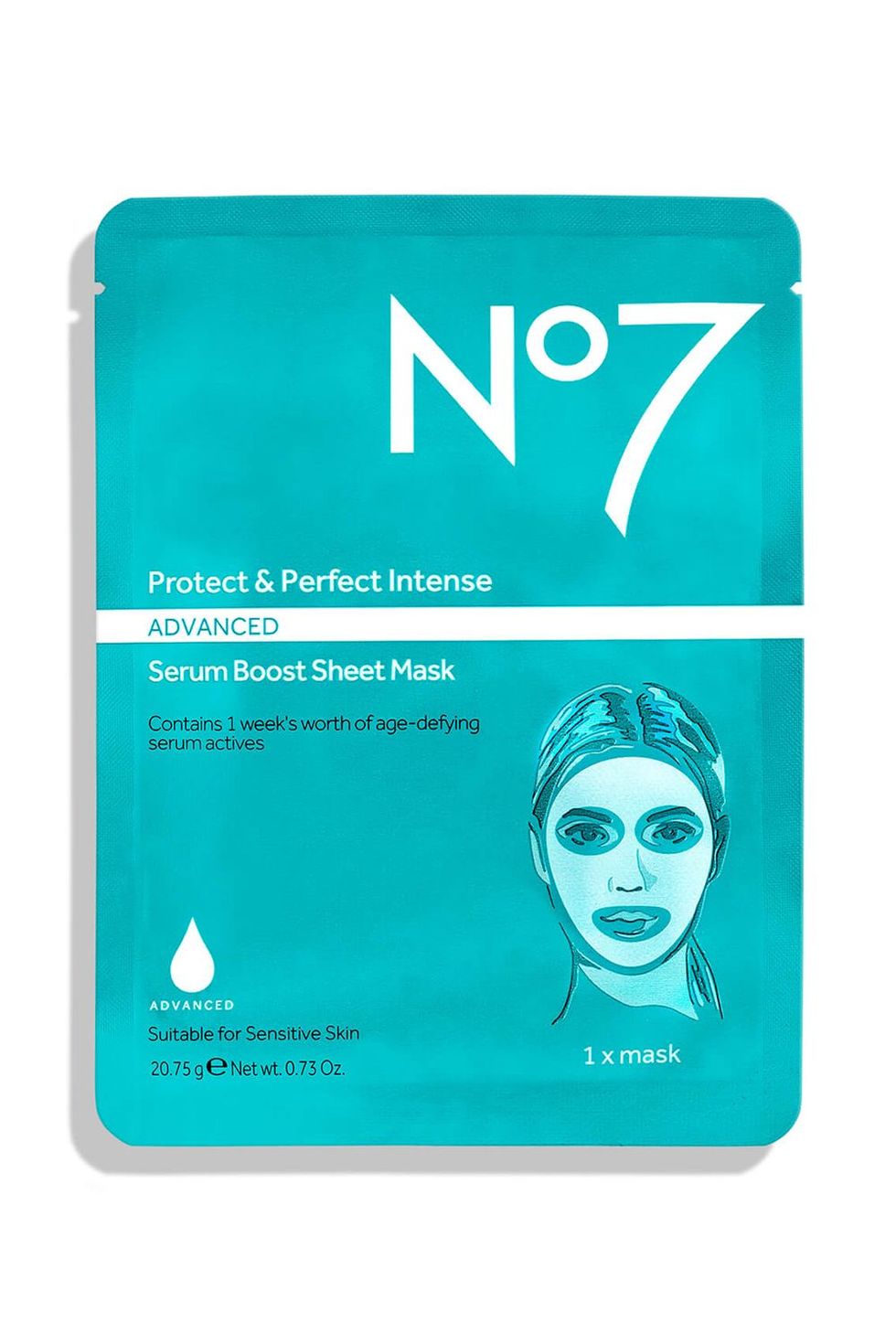 No7 Protect & Perfect Intense Advanced Serum Boost Sheet Mask