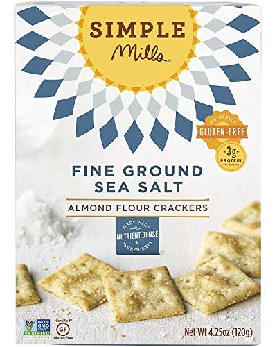 Simple Mills Almond Flour Crackers, Fine Ground Sea Salt