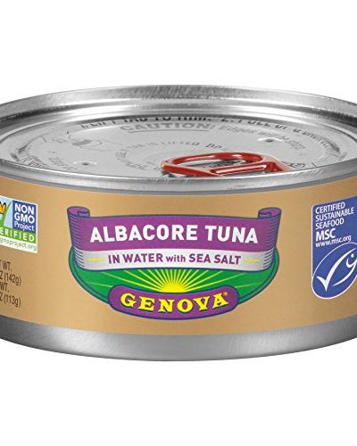 Genova Albacore Tuna in Water with Sea Salt 5 oz. Can