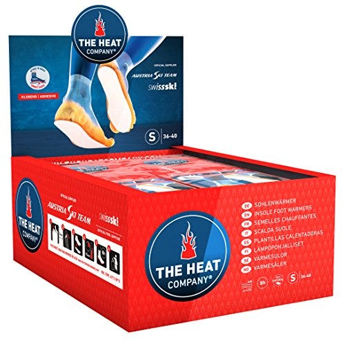 Plantillas calentadoras adhesivas de The Heat Company