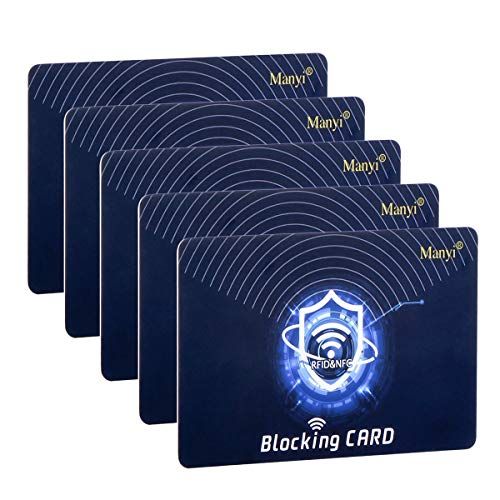 5-Piece RFID Blocking Cards 