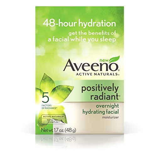 Aveeno Overnight Hydrating Facial, 1.7 Ounce (Pack of 3)