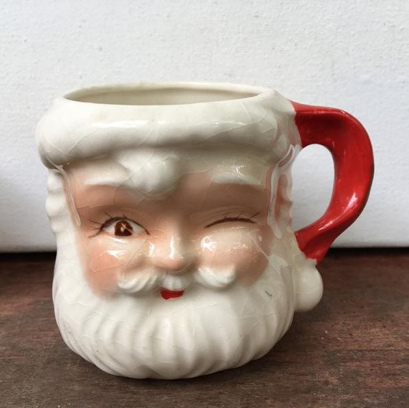 Vintage Santa Mug