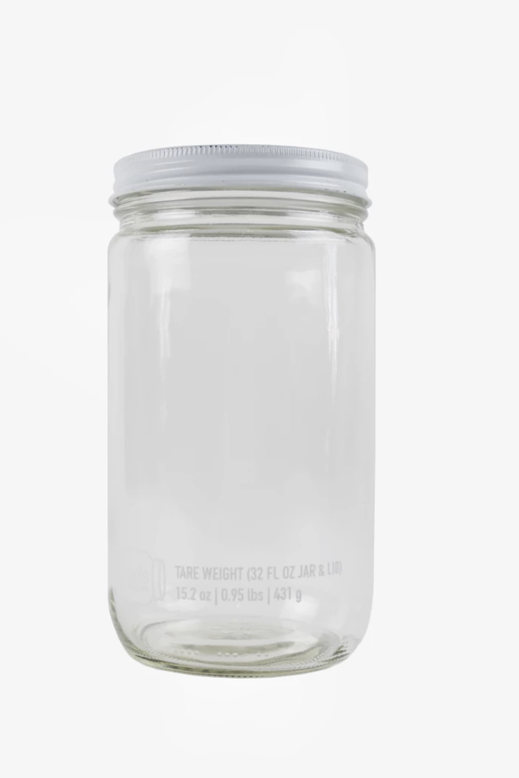 Reusable Jars with Tare Weight