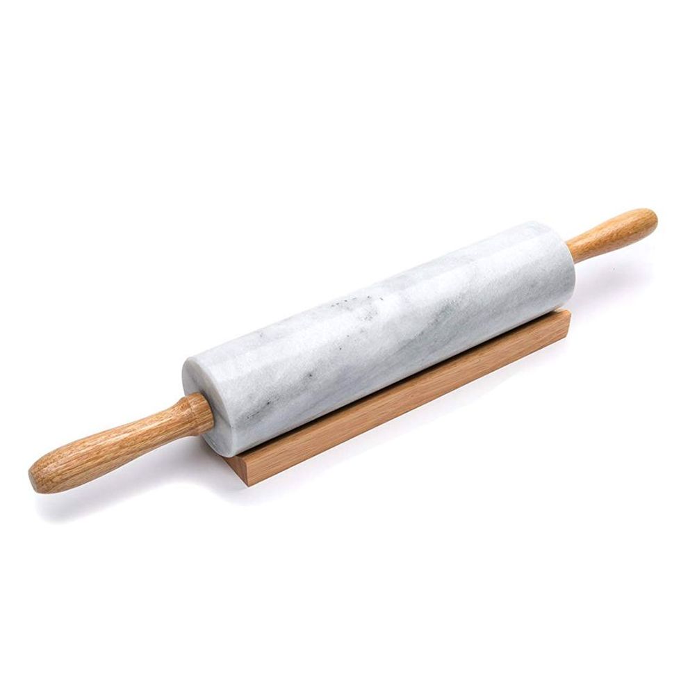 Fox Run Marble Rolling Pin and Base 