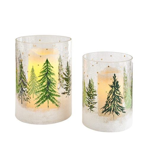 Silver Snowflake Glass Candle Votive Christmas Tea Light Holder Gold 