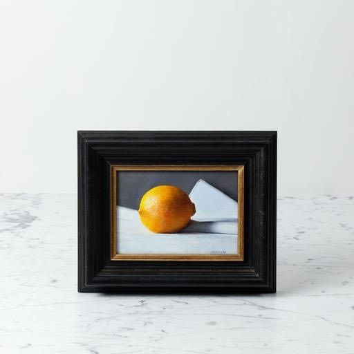 Framed Lemon Painting