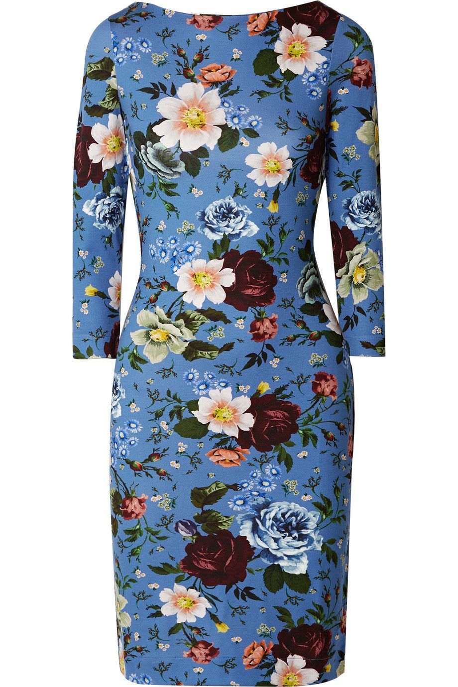 Reese floral-print stretch-jersey mini dress
