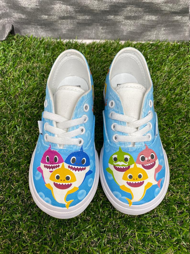 Under Water Shark Family VANS Sneakers