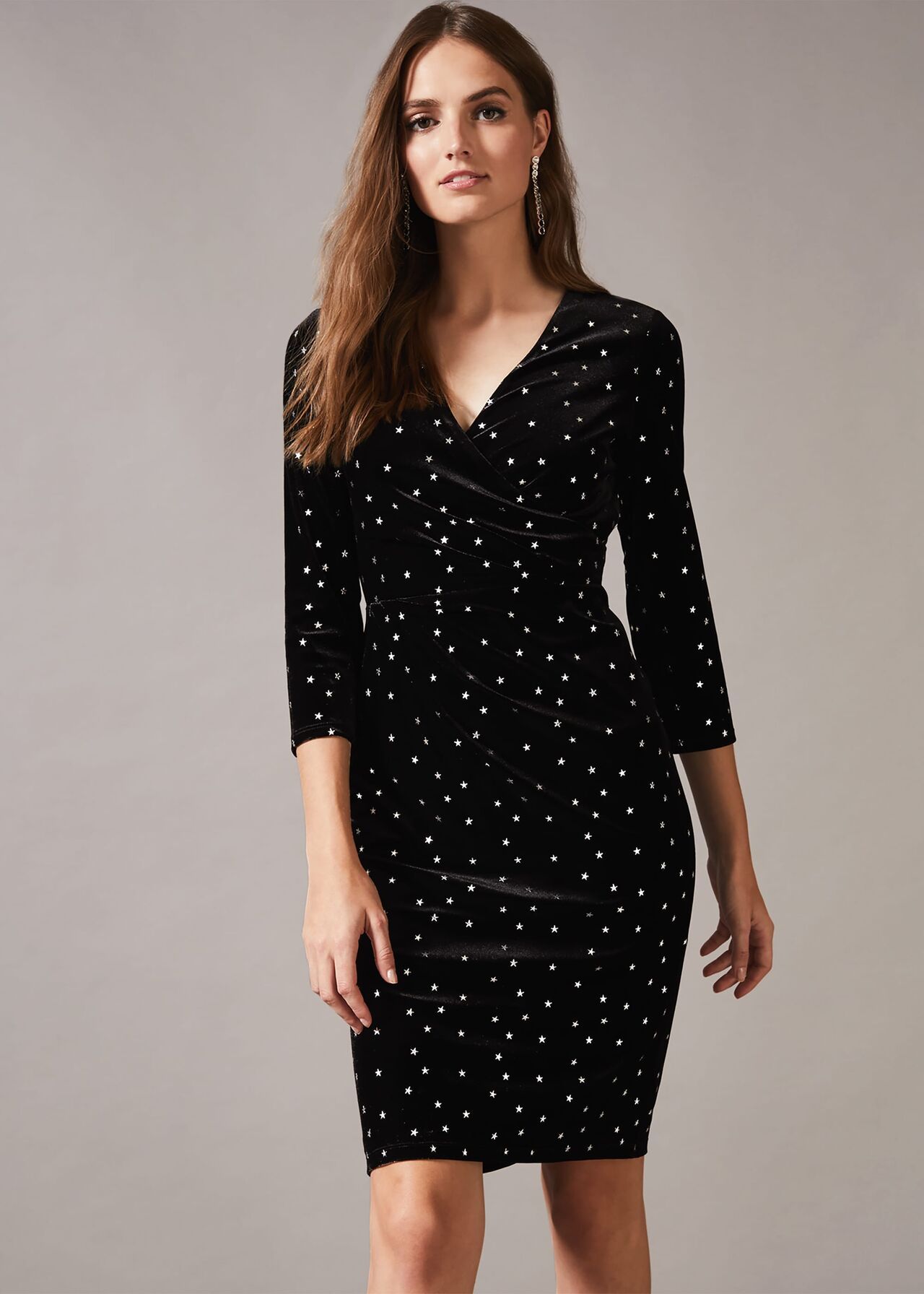 Star best sale velvet dress