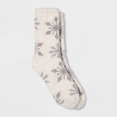 Snowflake Crew Socks 