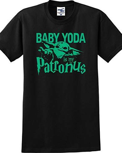 Baby Yoda Is My Patronus <i>Star Wars</i> Parody T-Shirt (S–5X)