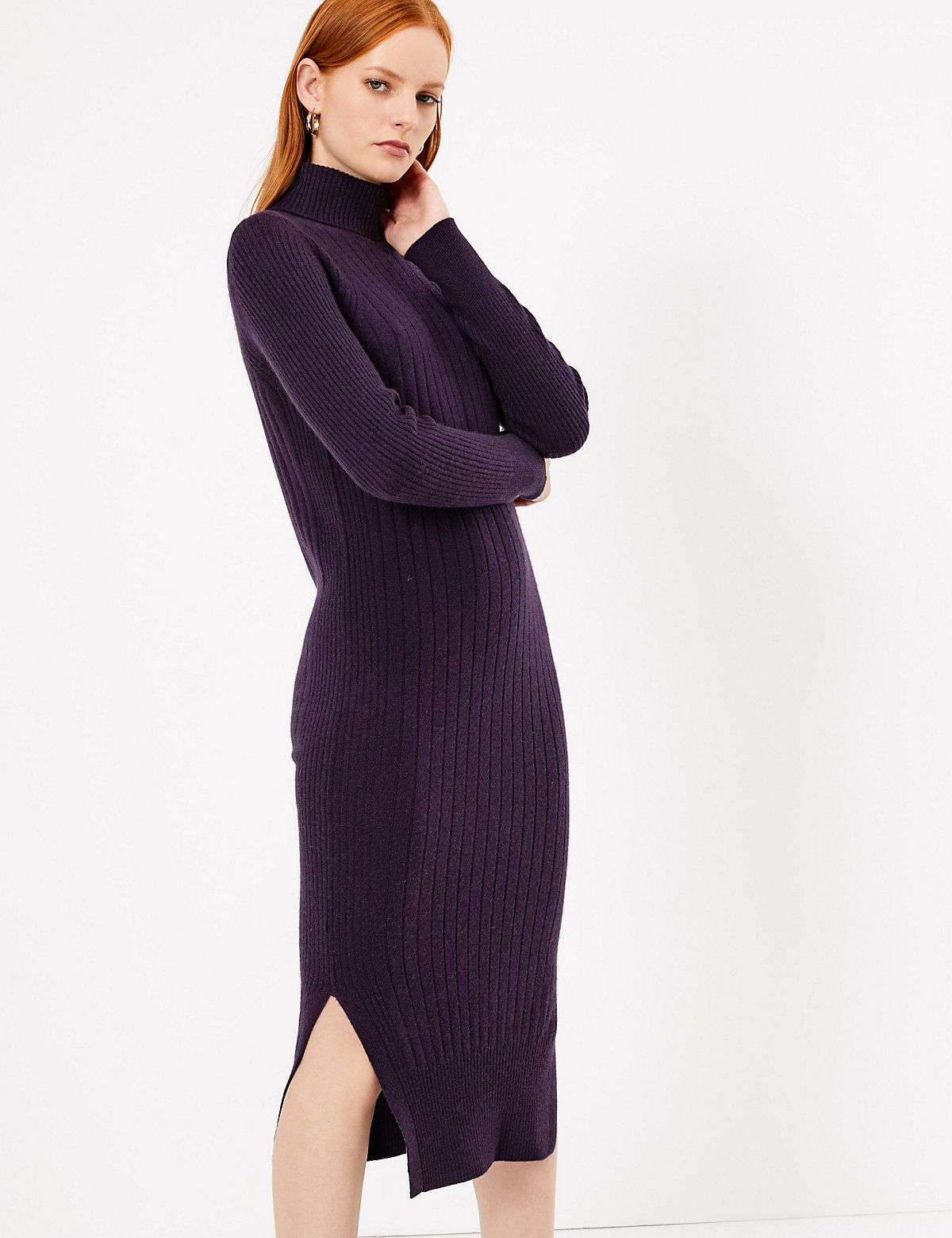 Buy > knitted dress marks and spencer > in stock