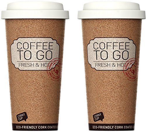 Life Story - 2 Tazze termos per caffè e tè, Senza BPA, Riutilizzabili, 473 mL