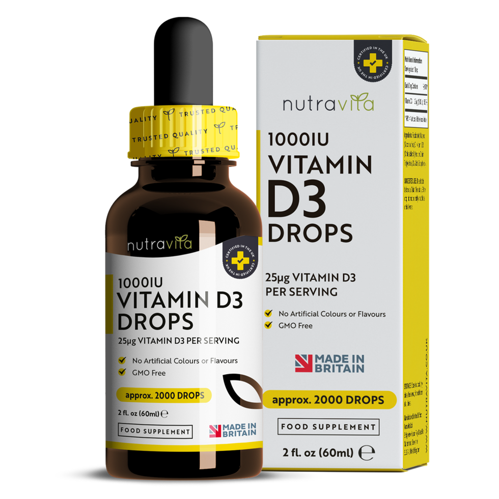 Vitamin D3 Drops 25μg (1000iu) per drop (2000 D3 Drops per Bottle)