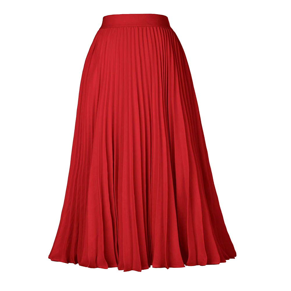 High Waist Casual A-line Skirt