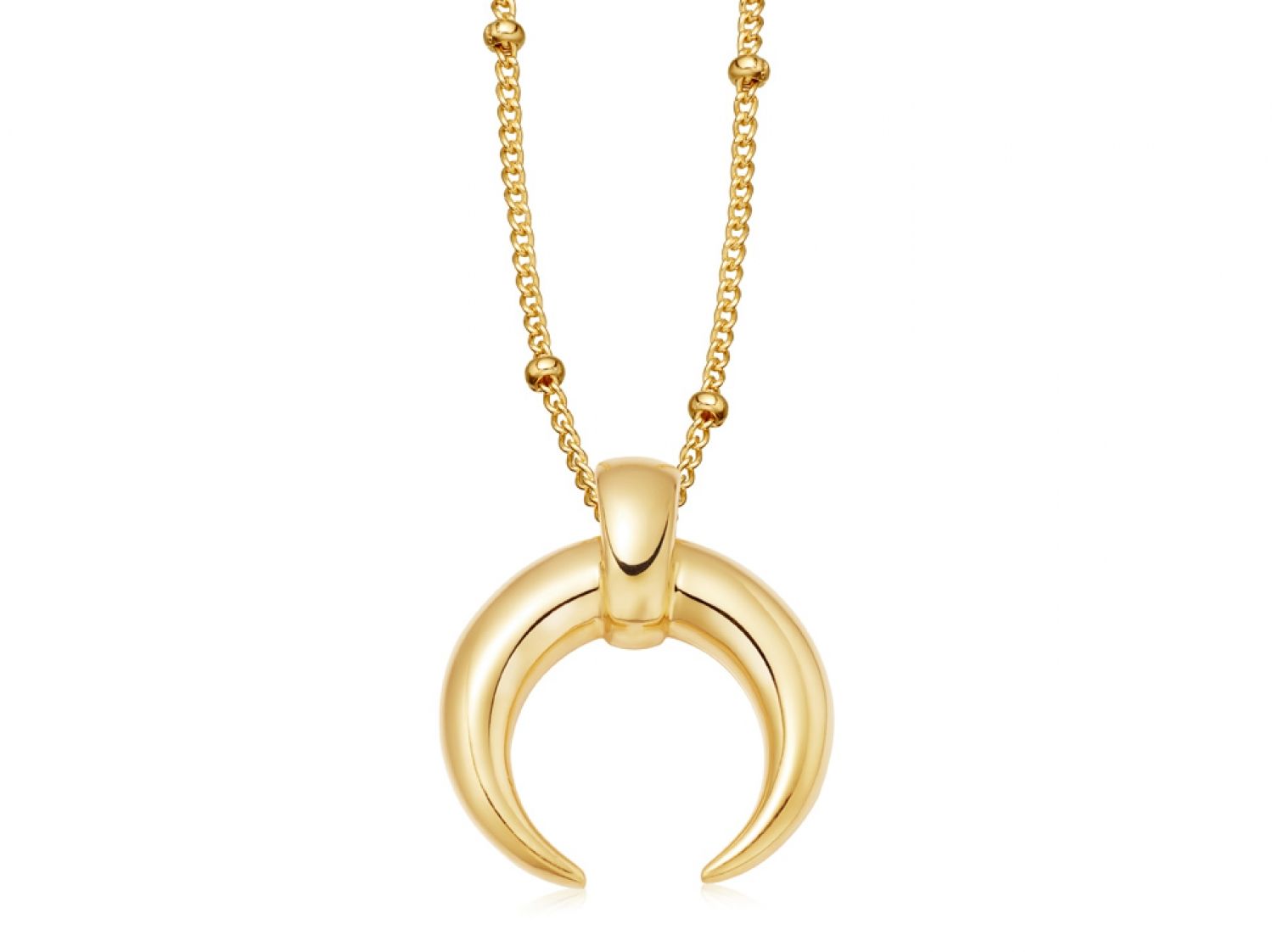 missoma gold horn necklace