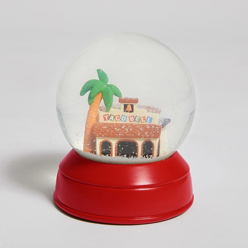 Taco Bell Limited Edition Numero Uno Snowglobe