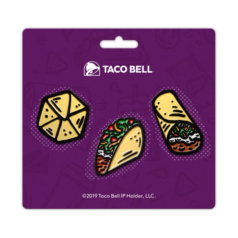 Taco Bell Cravings Enamel Pin Set