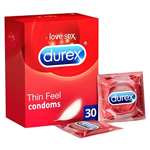 Durex Condoms Thin Feel Bulk, Pack of 30