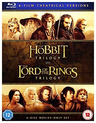 El señor de los anillos/El hobbit – Blu-ray de 6 películas