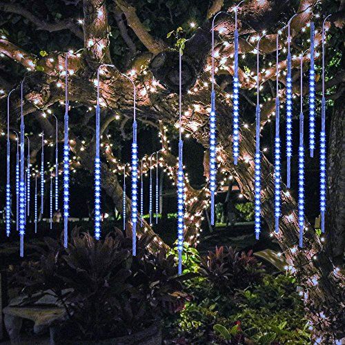 Christmas Xmas House Outdoor Fairy Effect Decor Outside Icicle Snowing Lights 