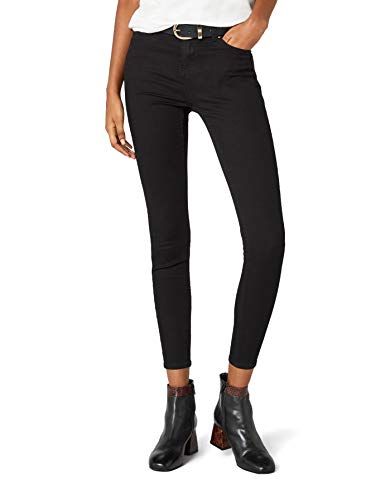New Look Supersoft, Jeans Donna, Colore Nero (Black), Taglia 8/L32
