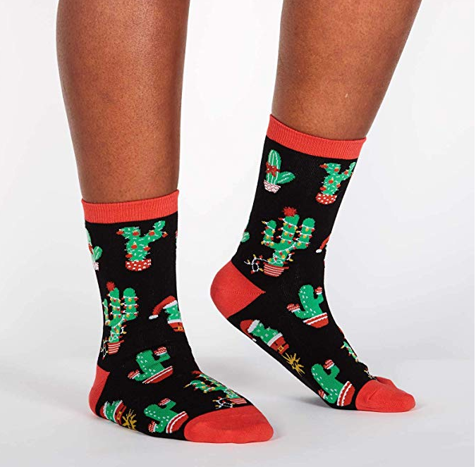 Holiday Cactus Socks