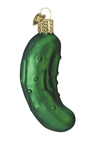 Glass Blown Pickle Ornament