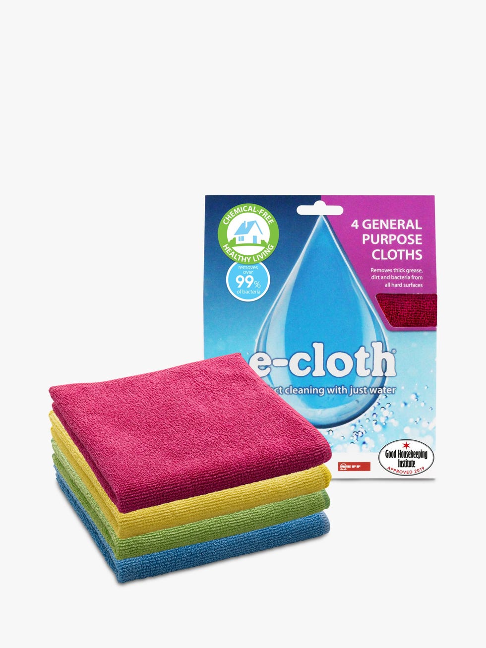 e-cloth General Purpose Cloths, Pack of 4