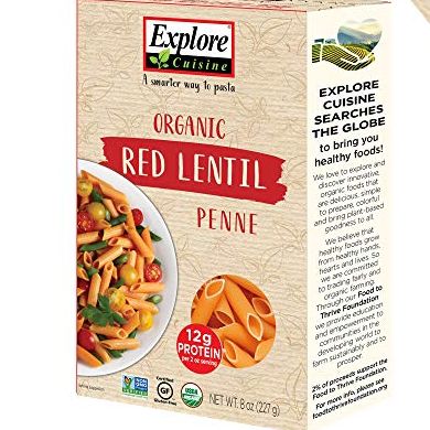 Organic Red Lentil Penne