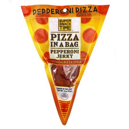 Super Snack Time Pizza In A Bag Pepperoni Pizza Style Jerky 2 Oz