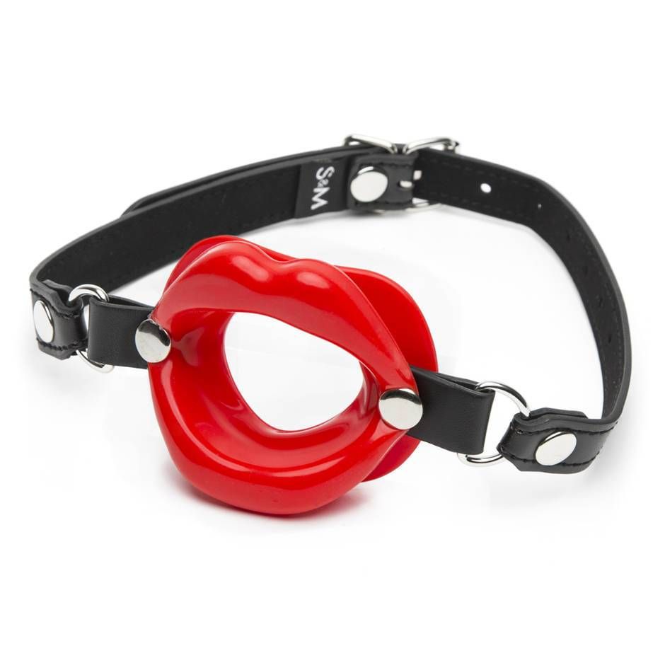 Silicone Open Mouth Lips Gag