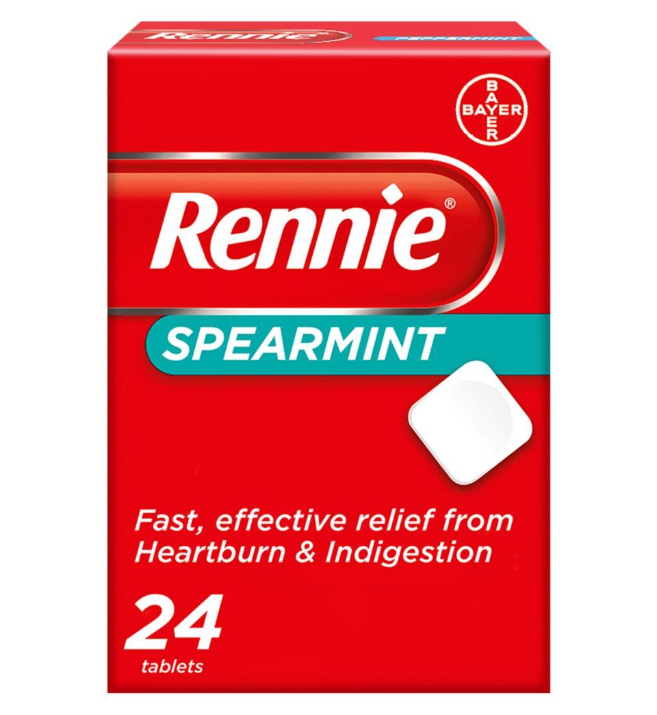 Rennie Spearmint Flavour - 24 tablets