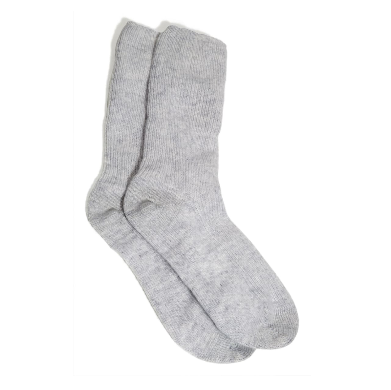 Grey cashmere socks