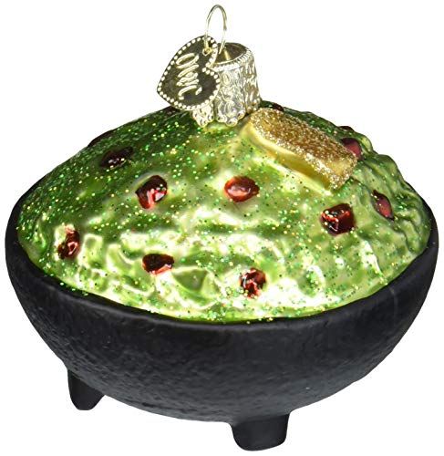 Old World Christmas Avocado Guacamole Glass Blown Ornaments for Christmas Tree