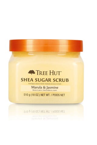 Exfoliante de azúcar de jazmín de Tree Hut