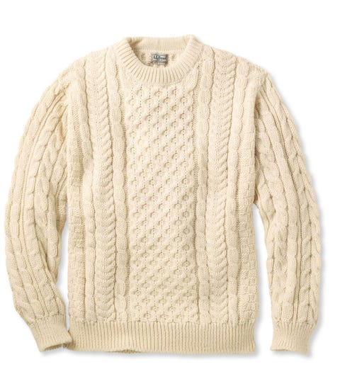 Chris Evans Sweater: Buy the Knives Out Stars' Cream Colored Cable-Knit