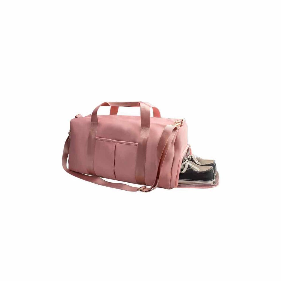 MOIY Gym bag for women with shoe compartment, Water