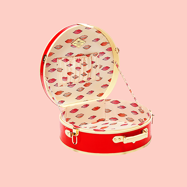 Lip Print Large Hatbox