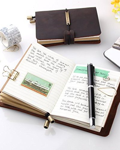Refillable Handmade Leather Travelers Notebook