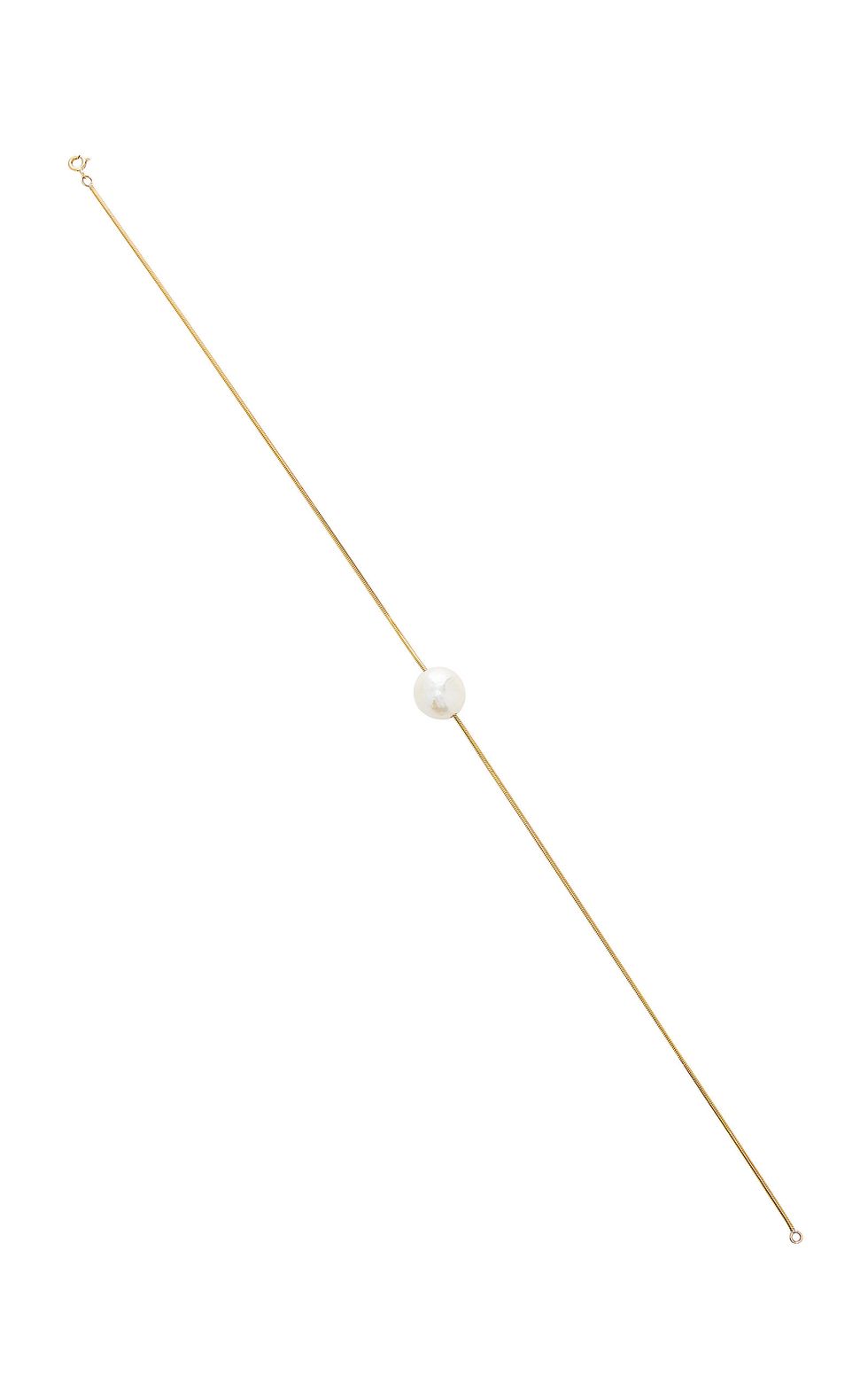 18K Gold Vermeil Pearl Necklace 