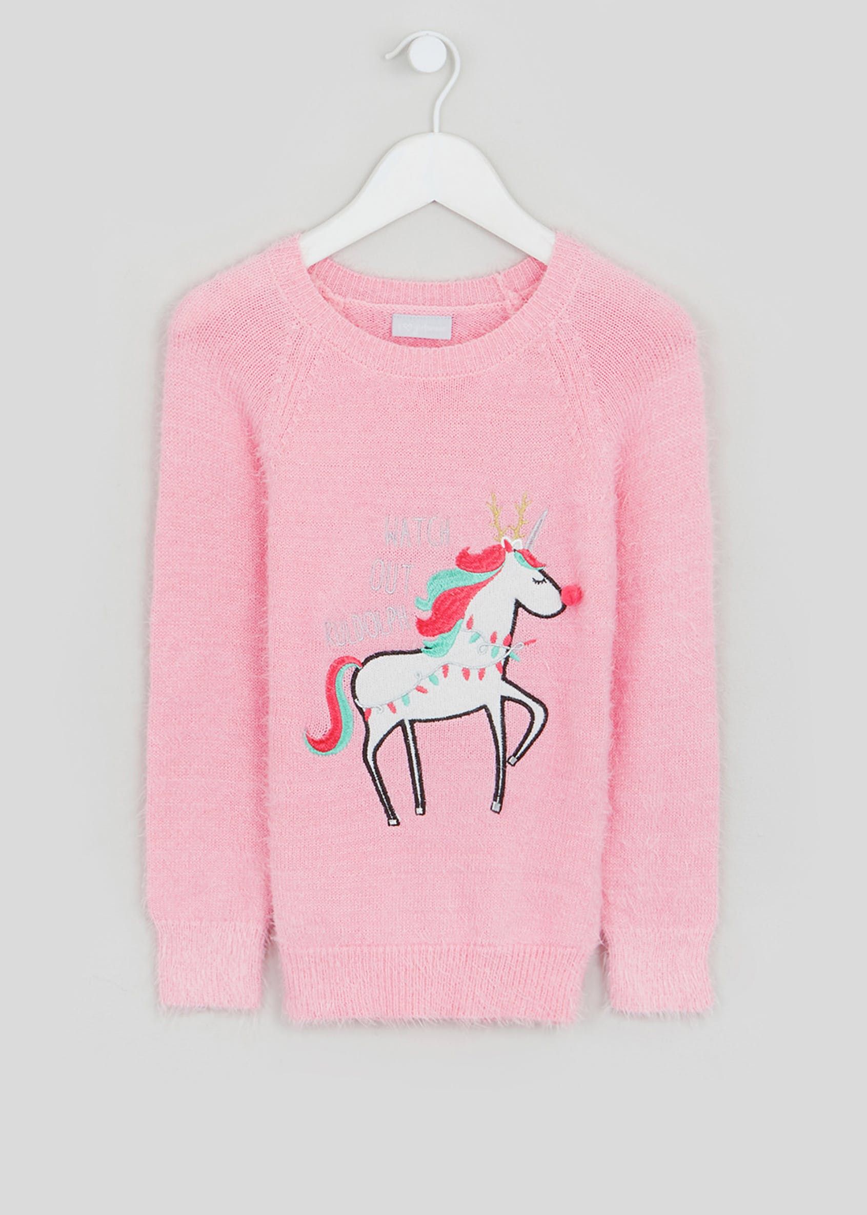 christmas unicorn jumpers